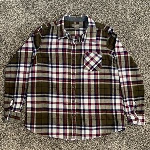 Flannel button shirt